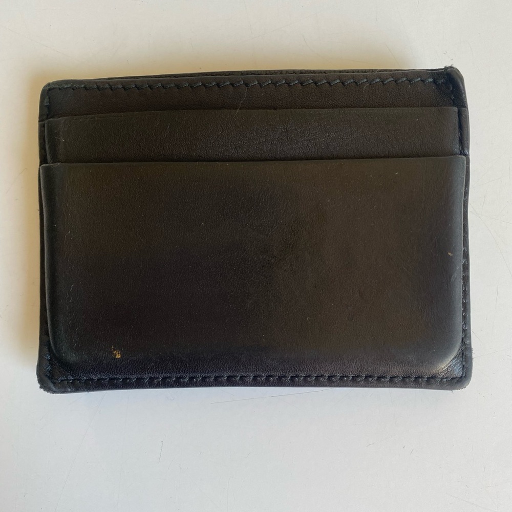 Gucci Black Leather Cardholder Wallet Unisex - Picture 2 of 3